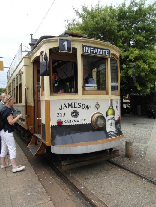 the tram, it"s best to catch it at the beginning, as the trams