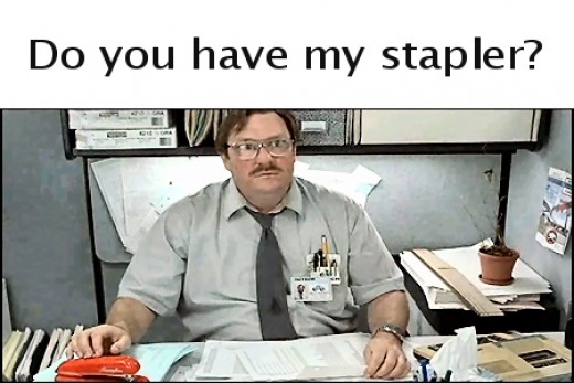 Joke about a stapler