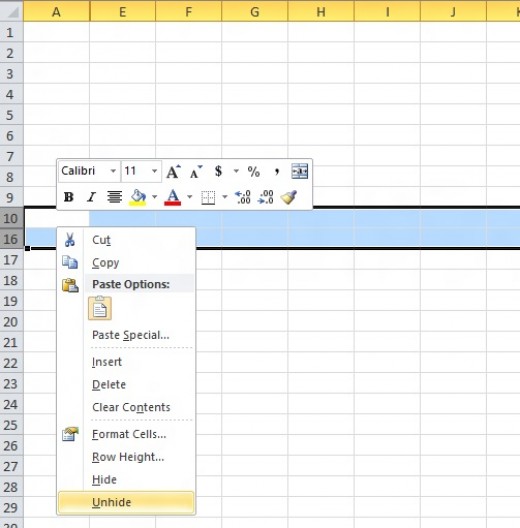 Vba Code To Hide And Unhide Rows And Columns In Excel Hubpages 10292 Hot Sex Picture 1882