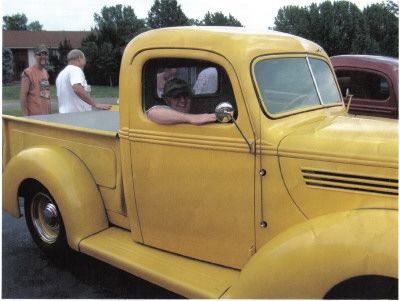 Owen heading to the Osborne Rod Run a few years ago.