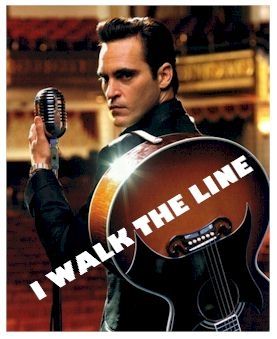 Joaquin Phoenix as Johnny Cash in Walk the Line