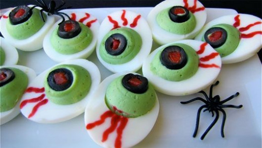 Spooky Halloween Recipe: Deviled Eyeball Eggs