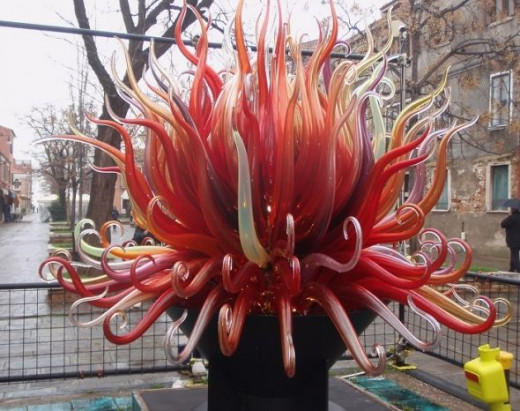 The Octopus glass sculpture on the Island of Murano