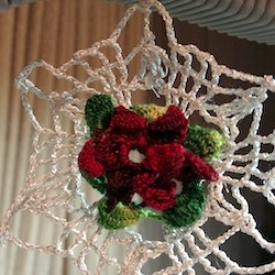 Winter Rose Snowflake