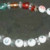 A memorial bracelet for my dog. Alphabet beads and glass beads on elastic. A memorial bracelet for my dog. Alphabet beads and glass beads on elastic.