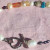 A gemstone bracelet on wire with a toggle clasp. A gemstone bracelet on wire with a toggle clasp.