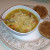 Here's my soup w/ freshly grated Reggiano-Parmigiano Italian Parmesan cheese and toasted whole-grain English muffins. Image credit: Margaret Schindel Here's my soup w/ freshly grated Reggiano-Parmigiano Italian Parmesan cheese and toasted whole-grain English muffins. Image credit: Margaret Schindel