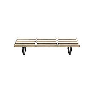 the 6 ft. Nelson Bench has two cross struts on the top [source DWR]