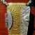 Fine silver locket pendant with 24k gold foil keum-boo accents. Constructed from fine silver metal clay textured with Asian-motif tear-away textures. Fine silver locket pendant with 24k gold foil keum-boo accents. Constructed from fine silver metal clay textured with Asian-motif tear-away textures.