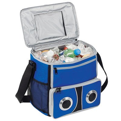 Bellino Soft-Sided Beach Cooler with Built-In Speakers and Carry Strap