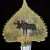 24 Karat Gold with Moose Image 24 Karat Gold with Moose Image
