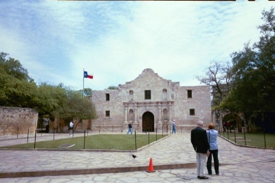 The Alamo, one of the things you can see on I-10