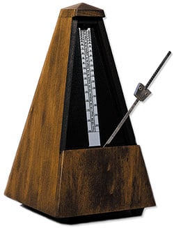 Classic Metronome , they are very soothing too like a ticking clock:P at any speed you desire