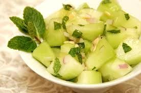 Chili-Minted Cucumbers