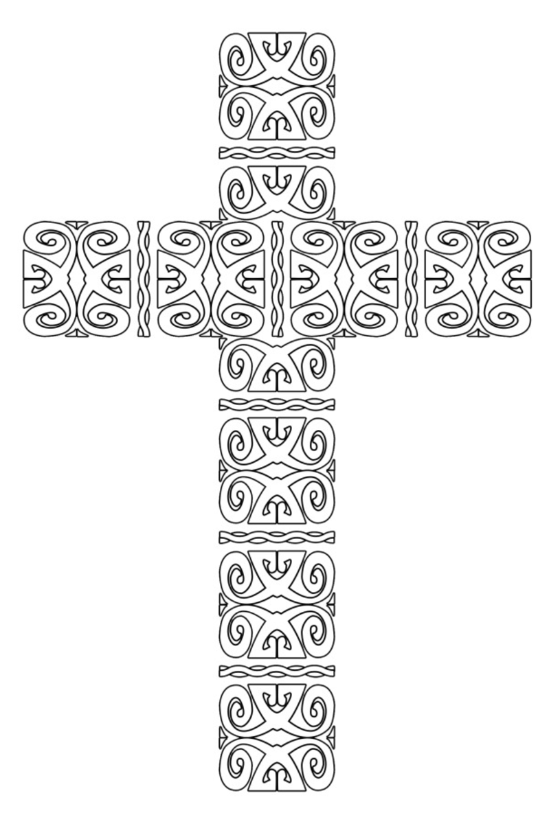 Free Printable Cross Coloring Pages FeltMagnet