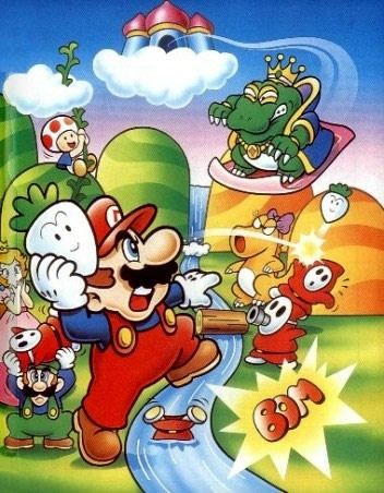 Promotional artwork for Super Mario 2.