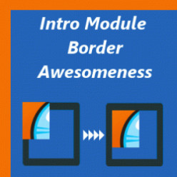 Awesome borders on lens intro modules