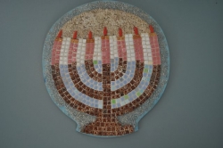 senior citizen craft idea mosaic