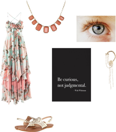 Spring Wedding Guest  featuring an ear cuff earring