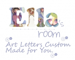 Custom Personalized Name Art For Childs Room