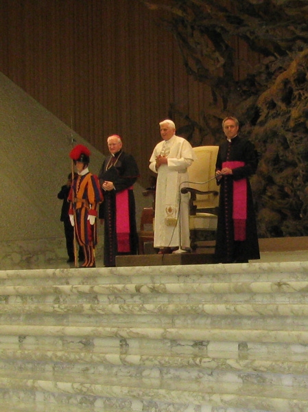 The Pope in Prayer