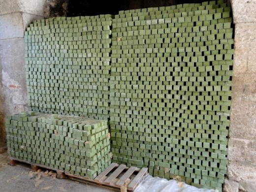 Aleppo soap making