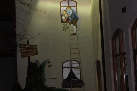 Bavarian Inn Sommer Garten Mural