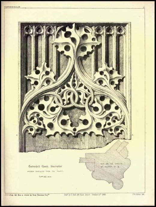 this looks like a Ruskin illustration - I'll track it down