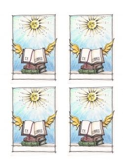 DeVries designed bookplate