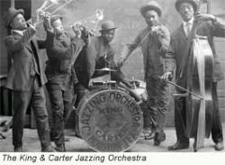 Jazz with the King and Carter Jazzing Orchestra, public domain