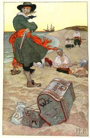 Illustrator Howard Pyle's pirate