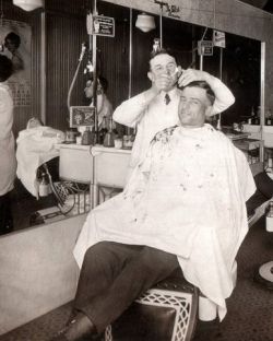 Barber, believed public domain