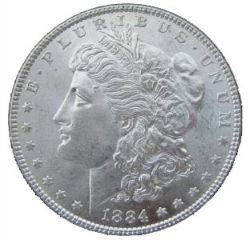 silver dollar, wikimedia