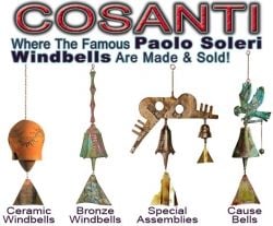 Cosanti bells from Arcosanti