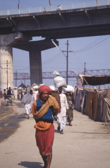 A pilgrim at the mela