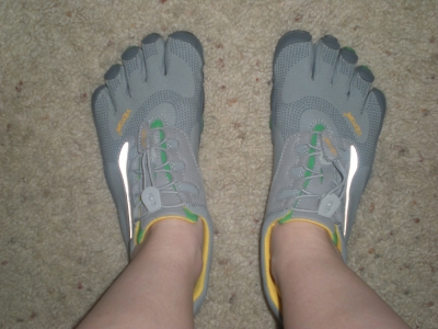 My Freshly Washed Vibram Five Fingers Shoes