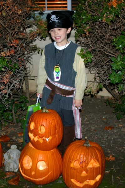 This Costume Would Have Been Better With a Pirate Candy Bag!
