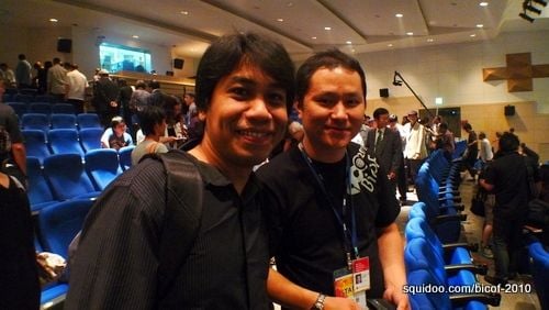 My husband Arnold Arre with Kim Tea Won of KOMACON