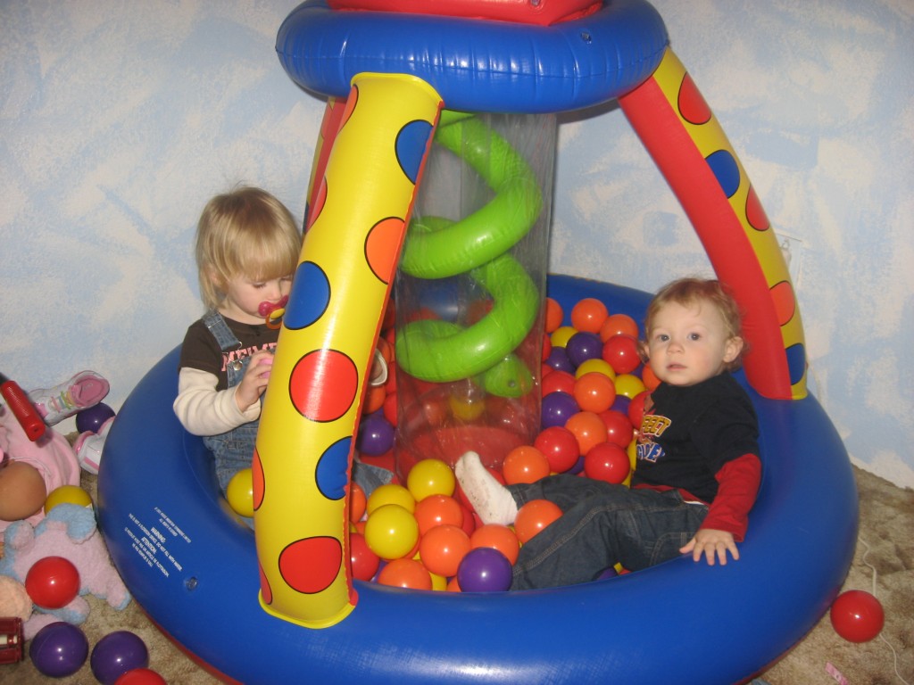 inflatable baby ball pit