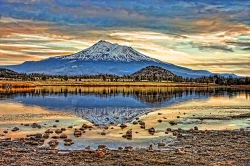 #207 - MOUNT SHASTA REFLECTED #22-T (1:1.5)