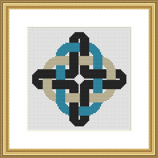 Picture Credit  'Anchor Chair Knot' - designed by the author, faeriesong for celtic-cross-stitch.com