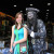 Dead man walking with one of my grand-daughters