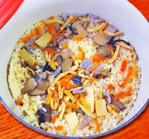 You can also cook rice dishes like this in Le Creuset