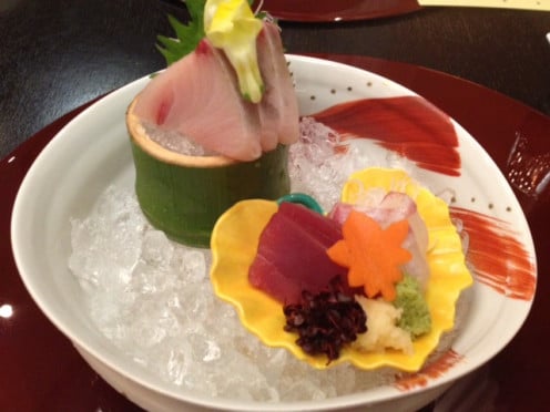 The sashimi course was refreshing on the palate and prepared us for the next course.
