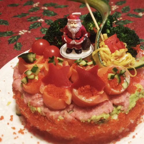 christmas sushi