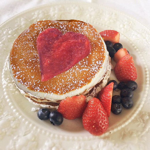 Valentine's Pancake
