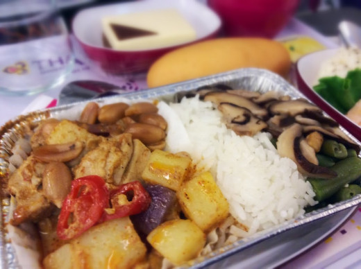 Thai Airways Inflight Meal