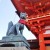 The Inari God stands guard.