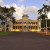 The Iolani Palace glows beautifully at night.