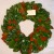 Plain Magnolia Wreath showing alternating colors Plain Magnolia Wreath showing alternating colors